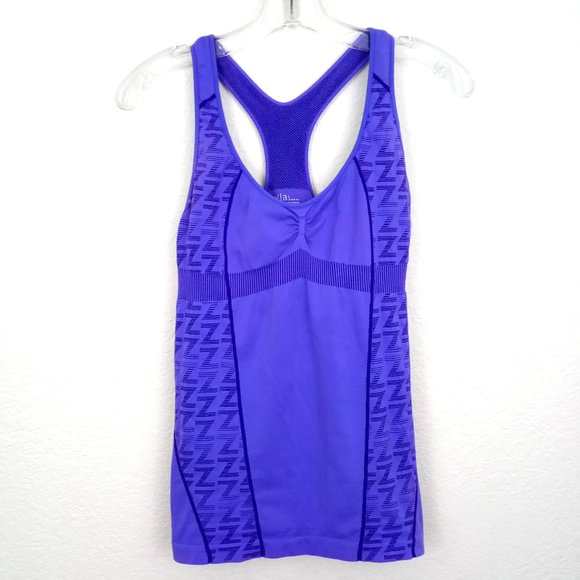 4/$25 Zella Violet Athletic Racerback Top Large - Picture 1 of 12